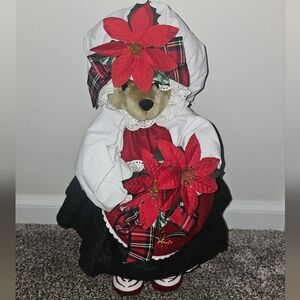 Christmas Mouse Bear 18" Stuffed Stand Alone Figure